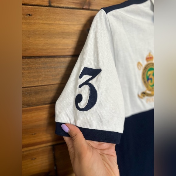 Polo Ralph Lauren unique embroidered polo collars shirt size M (10-12) kids - Picture 4 of 9